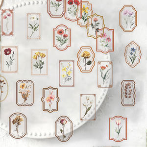 Autocollants Thème Variés en Gros : Oiseaux, Papillons, Noël, Mer, Fille, Sourire, <span class=keywords><strong>Fleurs</strong></span>, Chat, Alimentation, Poisson, Nature, DIY, Autocollants pour Agendas - Product Image 6