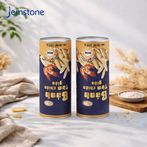 Caja de Embalaje de Tubo Cilíndrico Redondo Personalizada, Ecológica y Hermética para Frutos Secos, Papel de Grado Alimenticio para Envasar Polvo - Product Image 4