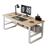 Bureau d'ordinateur convertible en bois écologique populaire pour la maison, grande capacité de rangement, idéal pour l'apprentissage, les jeux, l'e-sport, design moderne pour chambre à coucher