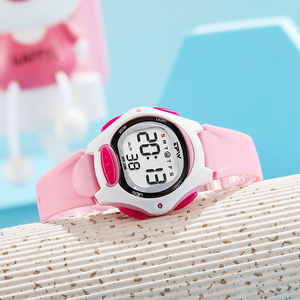 Bán Buôn Màu Hồng <span class=keywords><strong>Mini</strong></span> <span class=keywords><strong>LED</strong></span> Thể Thao Đồng Hồ Kỹ Thuật Số Cho Trẻ Em Tùy Chỉnh Damen Uhr Với Báo Động Và Dừng Lại Xem Cho Phụ Nữ - Product Image 6