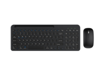 Clavier et souris sans fil silencieux rechargeables à prix avantageux pour ordinateur de bureau, ordinateur portable et téléphone