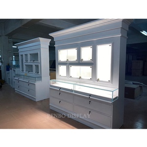 Modern Stainless Steel Floor Standing Aluminum Glass Jewellery Shop Counter Design Display Cabinet Showcase