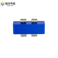 Conector Hermético de Alimentación por Vacío con 2 Puertos USB 3.0/2.0 Sellados en un Conector Hermético Tipo D con Sellos de Epoxi