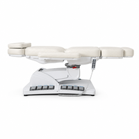 Table de beauté électrique à 4 moteurs avec base pivotante, hauteur réglable, pour salon, spa, tatouage, microblading, esthétique dentaire