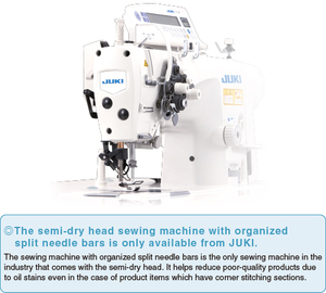 NUEVA Máquina de Coser JUKIS 3568-7 Computarizada de Doble Aguja con Puntada de Cadeneta, Cortahilos Automático, Máquina de Coser Industrial de Puntada <span class=keywords><strong>Recta</strong></span> - Product Image 2
