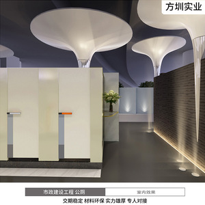 Colonne paysagère en plastique renforcé de fibres de verre, design moderne et solide pour l'extérieur, application pour projets de construction municipale - Product Image 5