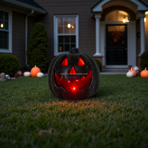 Wholesale Halloween Home Garden Ornament Halloween Decorations <b>Door</b> Hanging Pumpkin LED at Home Spooky Pumpkin <b>Lights</b> - Product Image 5