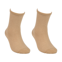 Chaussettes pour bébé en coton kaki de qualité supérieure, tricotées jacquard, avec logo personnalisé, faible MOQ, pour bébé fille, unies, anti-bactériennes, vente en gros