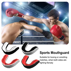 Protège-dents en EVA moulable pour la boxe, protection des dents absorbant les chocs pour adultes, protège-gencives pour le kickboxing, le muay thai et les sports de combat - Product Image 3