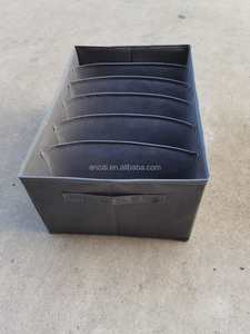 Hộp Chia Ngăn Đựng Đồ Có Thể Gập Lại Hộp Đựng Ngăn Kéo Cho Quần Jean Áo Thun Quần Legging Tủ Quần Áo Tủ Quần Áo Có Bảng Hỗ Trợ - Product Image 6