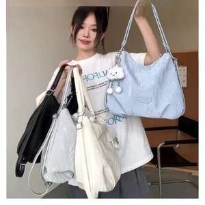 Bolso bandolera y bandolera de lona de color brillante para mujer - Product Image 6