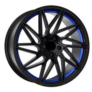 Rueda de aleación forjada de 1 pieza de lujo personalizada <span class=keywords><strong>GTR</strong></span> Gold Multi-Spoke 5x5x120 112 Rueda forjada 35mm Nueva aleación de aluminio - Product Image 6