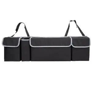 600D PVC Multifunctional Hanging seat back Storage Bag Trunk Organizer Car Organizer