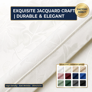 Tovaglia Ovale in Tessuto Filumi 130 X 180 cm Crema Lavabile per Uso Esterno Motivo Piante Amalu - Product Image 5