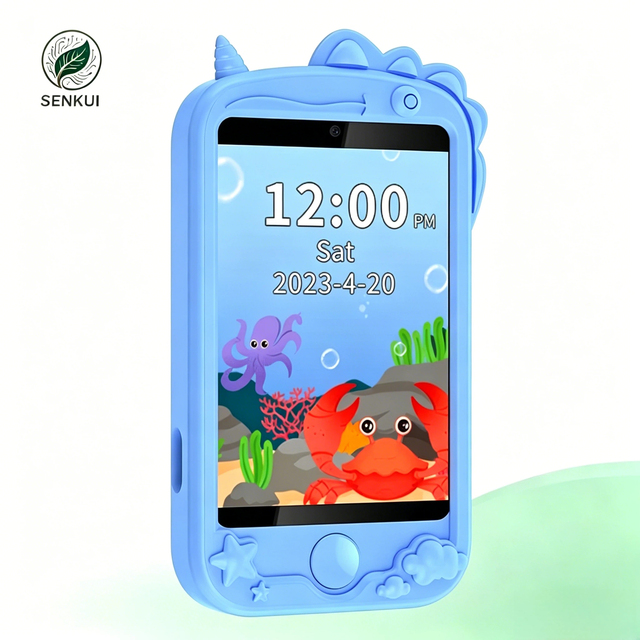 SOS Call Voice Chat Camera Alarm Clock HD Touch Screen Smart 4G Kids Cell Phone with GPS Tracker Video Calling Mobile Phone
