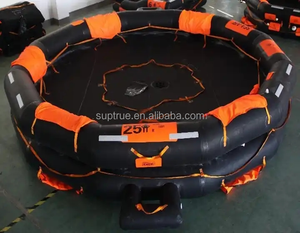 معدات السلامة البحرية SOLAS 25 شخصا AOR نفخ الحياة طوف في منتج إنقاذ الحياة مفتوحة قابلة للعكس للبيع - Product Image 3