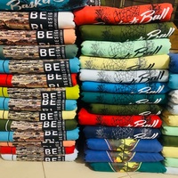 T-shirts pour hommes 100% coton à bas prix, vêtements imprimés en stock, t-shirts oversize pour hommes