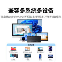Greenlink untuk Keyboard Nirkabel USB 3.0 Ringan Portabel Senyap untuk Penggunaan Kantor Pria Wanita Laptop/Tablet/Desktop/Komputer