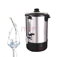 Percolateur de café à eau chaude en acier inoxydable, boîtes à café et à thé de 11l/12l/15l/20l/30l