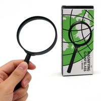 Loupe de lecture portable et de bureau à double usage, lentille 40-100 mm, pour personnes âgées, étudiants et observation