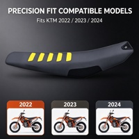 Coussin de selle de motocross KTM 23, éponge confortable avec revêtement en cuir PU, siège de moto de remplacement