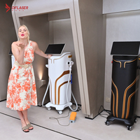 Machine d'épilation au laser à diode 808 nm, refroidissement par glace, 4 longueurs d'onde, permanente, indolore, équipement professionnel de salon