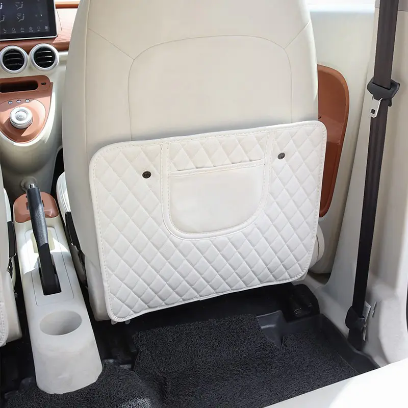 Protecteur de dossier de siège de voiture Universel Blanc Auto Back Seats Anti Kick Pads Accessoires automobiles