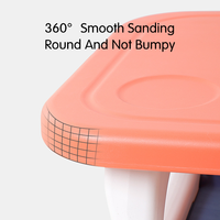 SUPLAYER Bureau D'étude Personnalisable en Plastique pour Bébés avec Échantillons Gratuits, Ensemble Chaise et Table pour Enfants, Mobilier Enfants