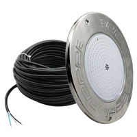 Lumière de piscine LED en résine époxy ETL 10 pouces 27 mm IP68 AC12V 18W 40W RGB ON/OFF RGBW 100FT SS316L, remplacement Pentair Intellibrite