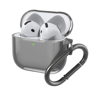 Funda Protectora de TPU Suave para <span class=keywords><strong>AirPods</strong></span> <span class=keywords><strong>Pro</strong></span> 3 con Llavero, Antigolpes, para <span class=keywords><strong>Airpods</strong></span> <span class=keywords><strong>Pro</strong></span> 2, 3 y 4, Transparente - Product Image 5