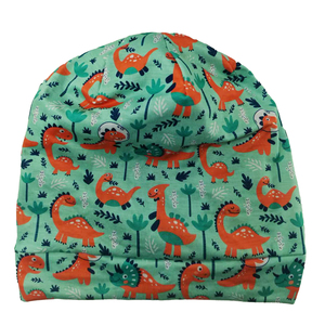 Bonnet de Nuit en Satin Double Couche Personnalisé avec Logo, en Polyester Doux et Élastique, Motif Camouflage Dessin Animé, Unisexe, Vente en Gros - Product Image 3