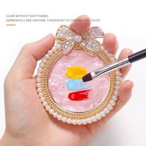 Palette de couleurs de vernis à ongles en <span class=keywords><strong>Gel</strong></span> de Style japonais, grand nœud, perle de décoration, pierre en résine, Palette de doigts professionnels pour Nail Art - Product Image 3