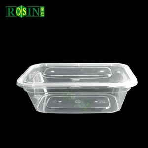 750ml vỉ rõ ràng nhựa dùng một lần PP Hộp Ăn Trưa Takeaway lưu trữ thực phẩm Togo bữa ăn chuẩn bị <span class=keywords><strong>container</strong></span> với nắp - Product Image 2