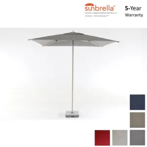 Sunbrella-sombrilla de alta calidad personalizada para piscina, Parasol comercial para Patio, 5 años de garantía