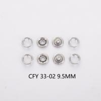 Boutons-pression métalliques électroplaqués de qualité supérieure à cinq griffes, 4 composants, 10,5 mm, attaches de luxe pour vêtements de bébé
