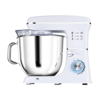 Mixeur plongeant électrique portable de 10 L, robuste, avec 6 vitesses variables, récipient en acier inoxydable pour usage domestique et hôtelier
