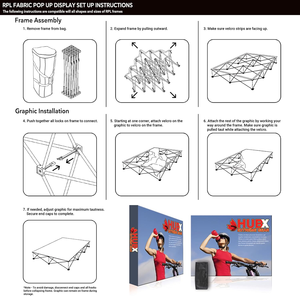ขาตั้งป๊อปอัพแบบพกพา เหมาะสำหรับใช้เป็นฉากหลังในงานแสดงสินค้าและกิจกรรมส่งเสริมแบรนด์ - Product Image 4