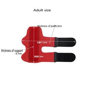 Protection des doigts unisexe toutes saisons, <span class=keywords><strong>bandage</strong></span> en tissu composite éponge, plaque métallique modèle 004 pour le soutien des articulations, <span class=keywords><strong>entorse</strong></span> - Product Image 6