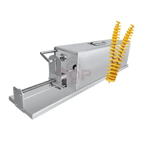 Twist Potatoes Tower Slicer Chips Machine Automatic 3 in 1 Twist Potato Twister Electric 110/220V French Chips Cutter
