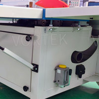 Scie circulaire horizontale portative Vortek à moteur 5,5 kW, facile à utiliser, machine de découpe multifonctionnelle pour le travail du bois sur table