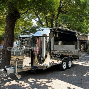 รถขายอาหารเคลื่อนที่ รถพ่วงขายบาร์บีคิว รถขายเบอร์เกอร์ รถขายฮอทดอก รถขายอาหาร สำหรับขายในสหรัฐอเมริกา - Product Image 2