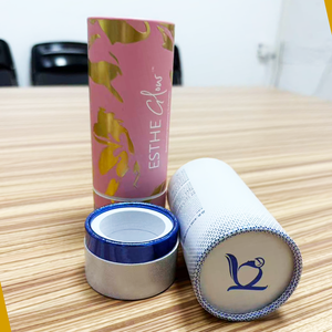 Tube de papier kraft brun/noir/blanc recyclable écologique personnalisé pour l'emballage de déodorant de bâton solide naturel d'utilisation d'artisanat de parfum - Product Image 4