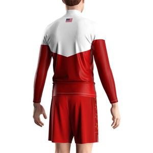 Pantalones Cortos de Lucha Sublimados, Personalizados del Equipo Nacional de EE. UU., Duraderos y de Secado Rápido, Tela Suave para Entrenamiento y Calentamiento de Luchadores - Product Image 6