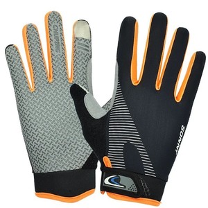 Guantes de Ciclismo Unisex al por Mayor, Personalizados, Transpirables, de Poliéster/Algodón, para Verano, Antideslizantes, con Pantalla Táctil y Cierre de Gancho y Bucle - Product Image 4