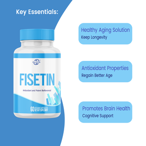 Complément alimentaire antioxydant Fisetin 60 capsules végétaliennes Haccp OEM ODM - Product Image 3