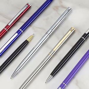 Bolígrafo de Metal Delgado con Logotipo Personalizado, Diseño Novedoso y Elegante de 1.0 mm, Regalo Promocional para Empresas, Oficinas, Hoteles y Publicidad - Product Image 5