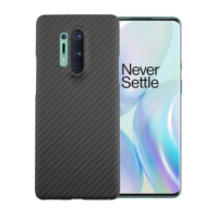 Coque de téléphone en fibre de carbone pour la protection de l'appareil photo one plus 8pro