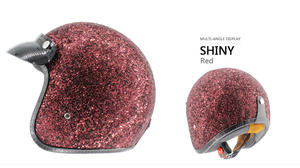 Casco de Motocicleta Unisex Certificado por DOT, Diseño Abierto con Acabado Brillante ABS, para Todas las Estaciones - Product Image 3