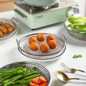 Égouttoir à huile de friture de qualité alimentaire Panier à friture en fil métallique pour <span class=keywords><strong>la</strong></span> cuisine Passoire à mailles pour huile alimentaire pour friture - Product Image 4