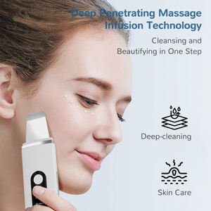 منظف جديد للوجه أيوني بالموجات فوق الصوتية ، منظف تقشير منزلي للبشرة ومزيل للرؤوس السوداء لتنظيف عميق - Product Image 3